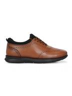 Men’s Premium Brown Oxford Dress Formal Shoes ( HRLFR010TAN)