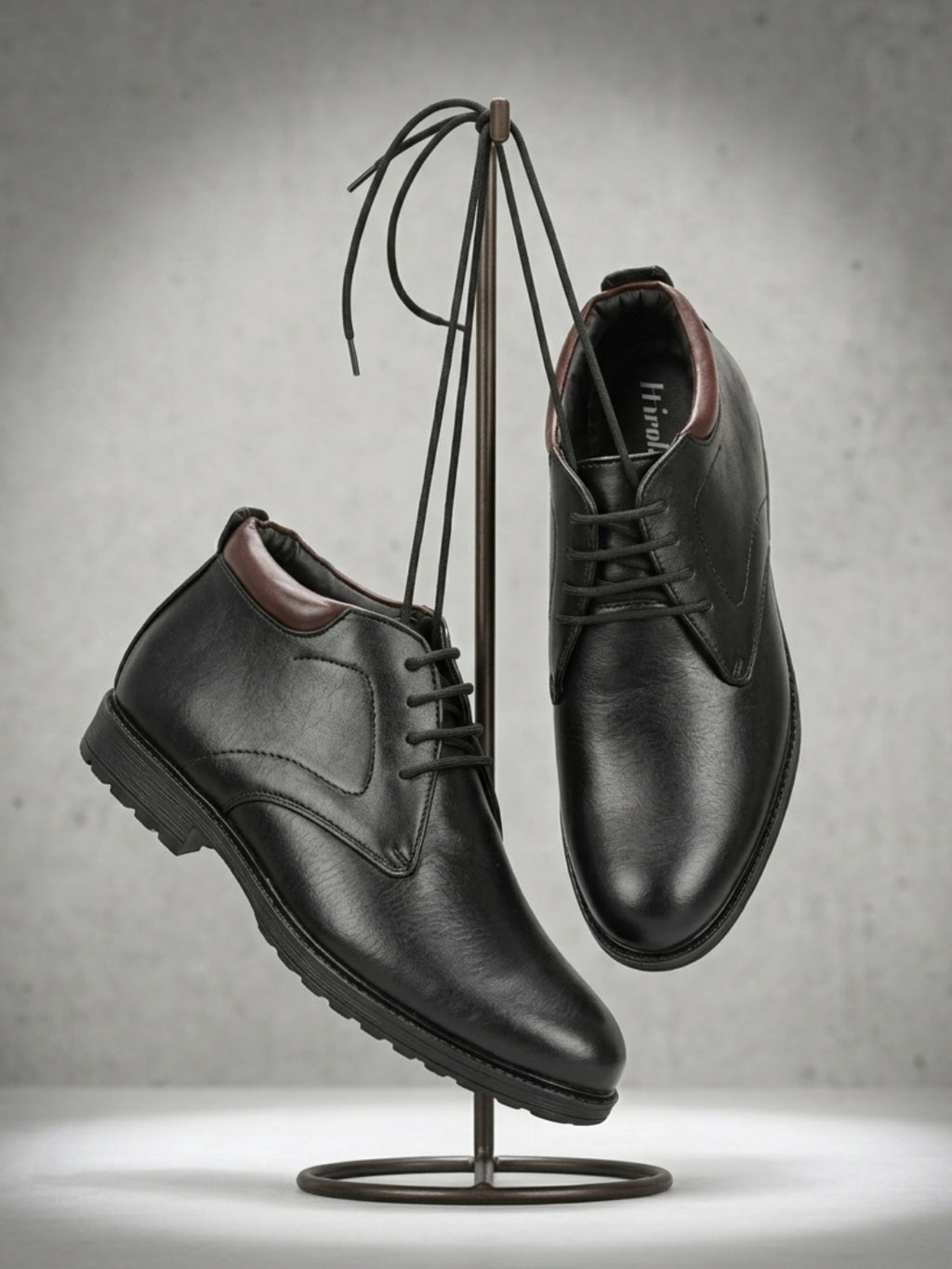 TokyoSole Classic Black Office Oxfords (HRLFR011BLK)
