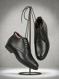 TokyoSole Classic Black Office Oxfords (HRLFR011BLK)