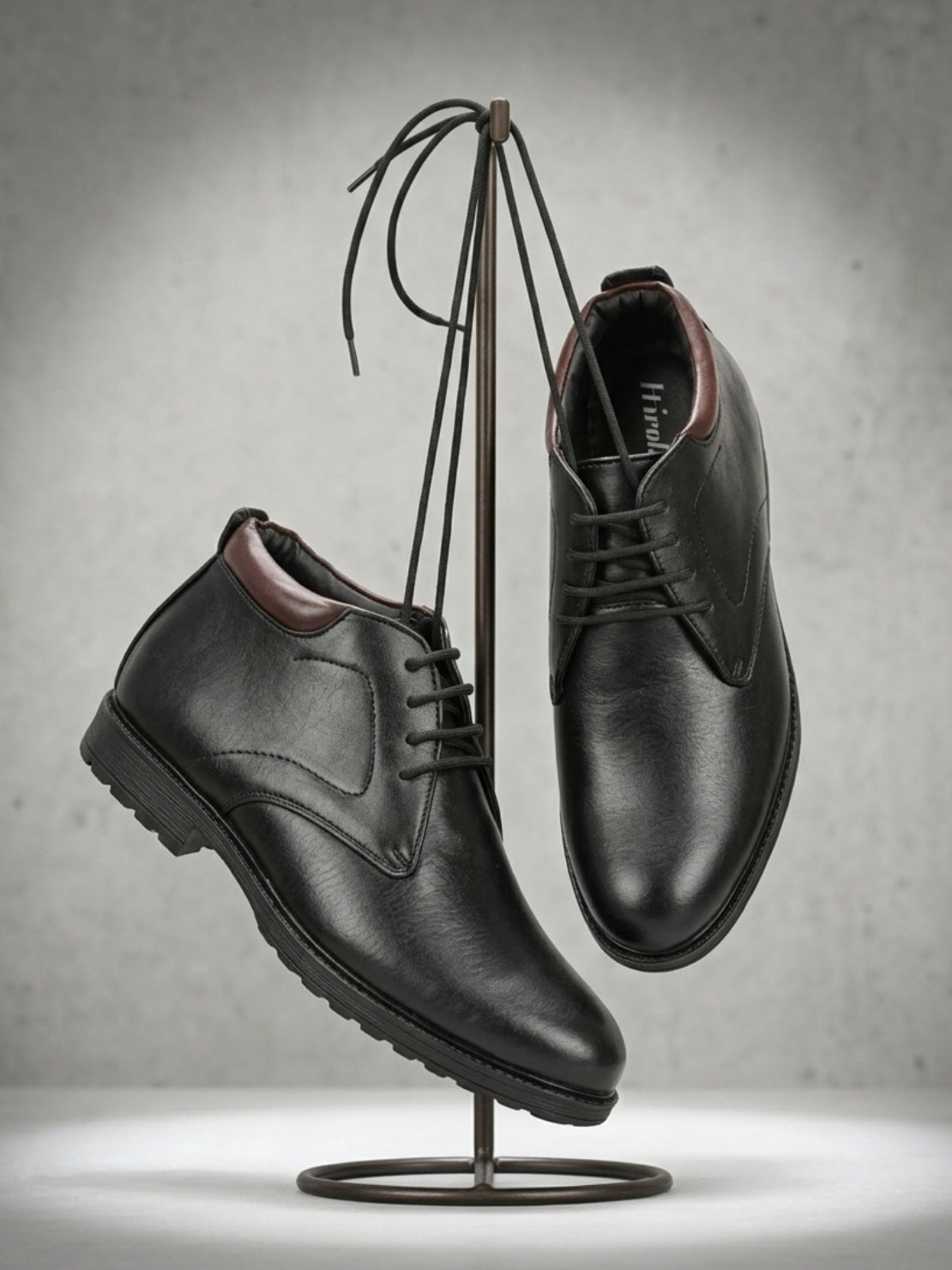 TokyoSole Classic Black Office Oxfords (HRLFR011BLK)