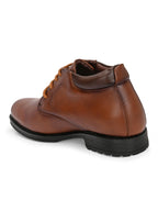 TokyoSole Saddle Prime Leather Derby Shoes for Men (HRLFR011TAN)