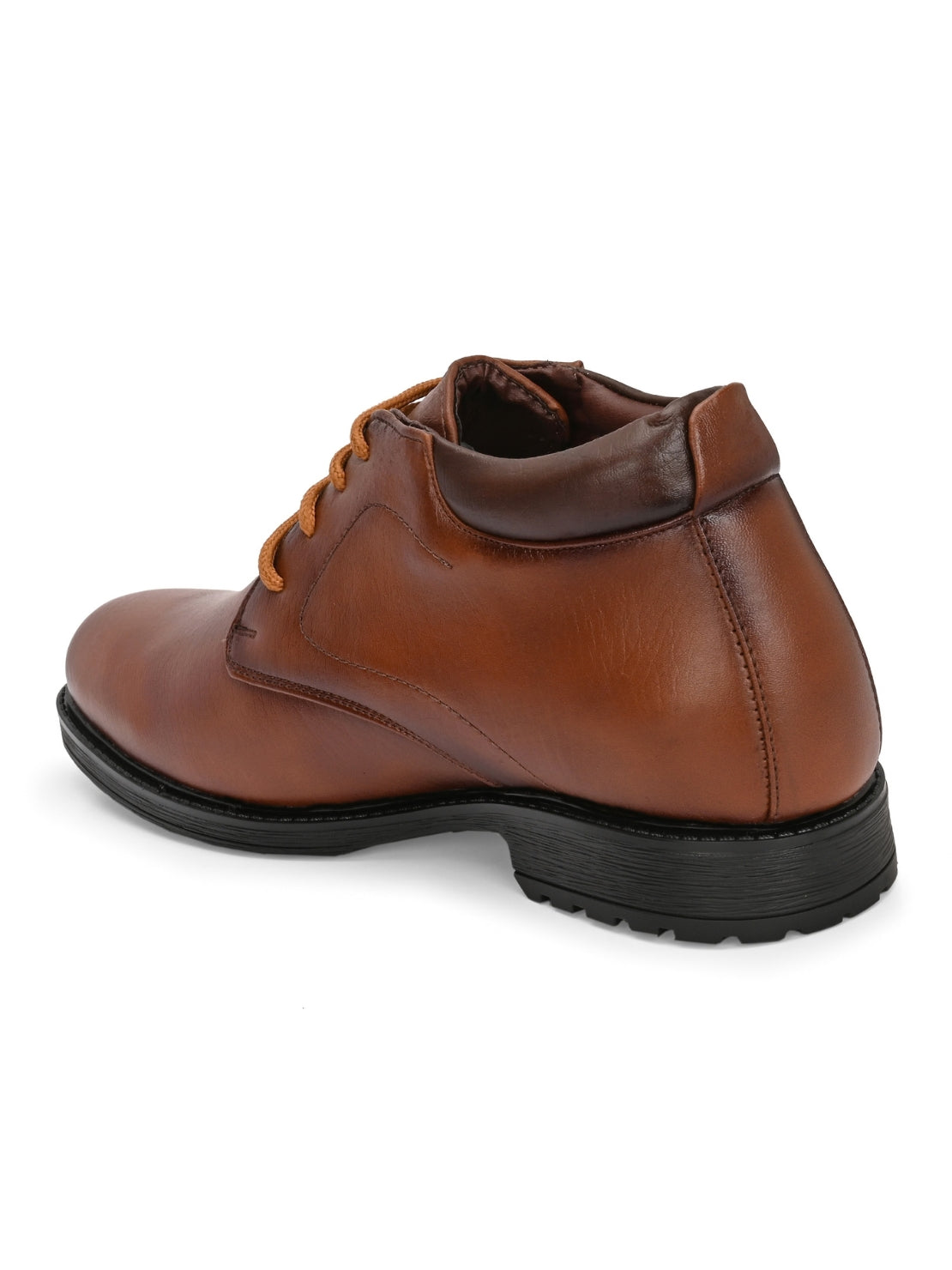 TokyoSole Saddle Prime Leather Derby Shoes for Men (HRLFR011TAN)