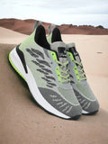 Men's FlexKnit Running Sport Shoes - Grey HRLMP07GRY