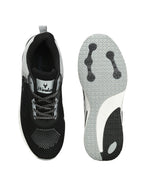 Men's FlexKnit Running Sport Shoes - BlackGrey HRLMP08BGR