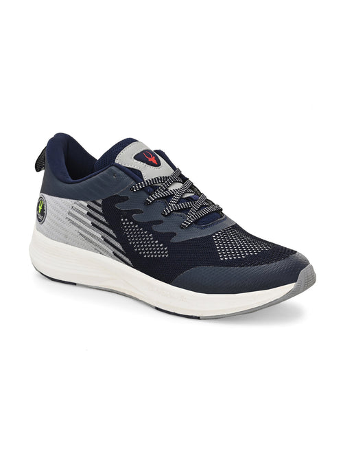 Men's Blue Elite Shock Absorbing Walking Running Fitness Athletic Training Gym Fashion Sport Shoes HRLMP01NAVY
