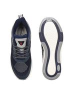 Men's Blue Elite Shock Absorbing Walking Running Fitness Athletic Training Gym Fashion Sport Shoes HRLMP01NAVY