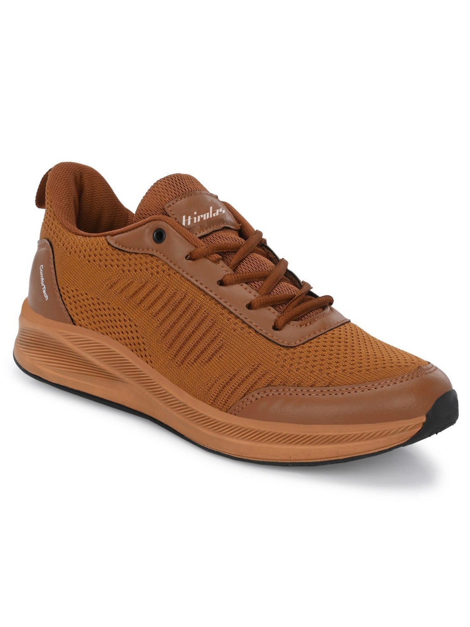 FlexKnit Sports Running Sneakers Shoes. - Tan (HRLMP09TAN)