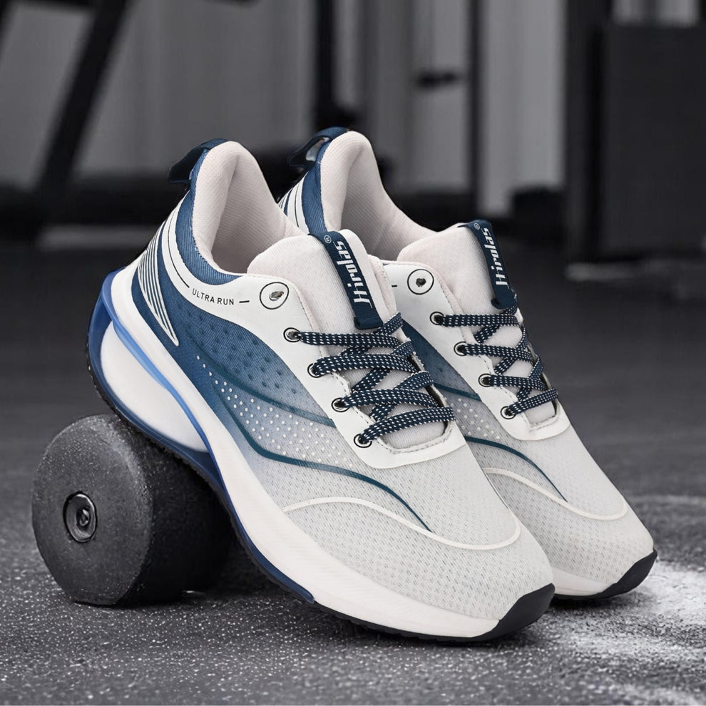 Men's AirBlaze Mesh Running Sport Shoes Blue/White HRLMP13BLW