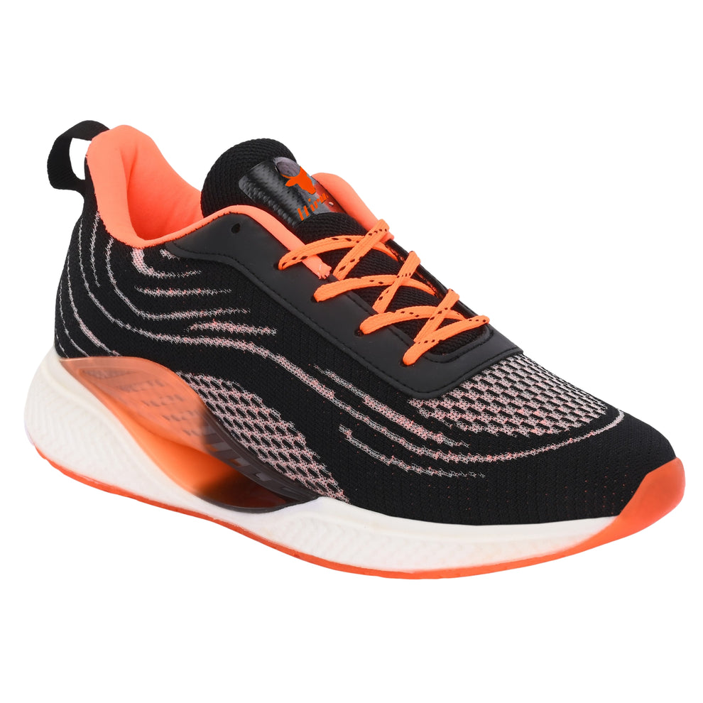 Men's Cloudwalk Knitted Running Sneakers Sport Shoes Black