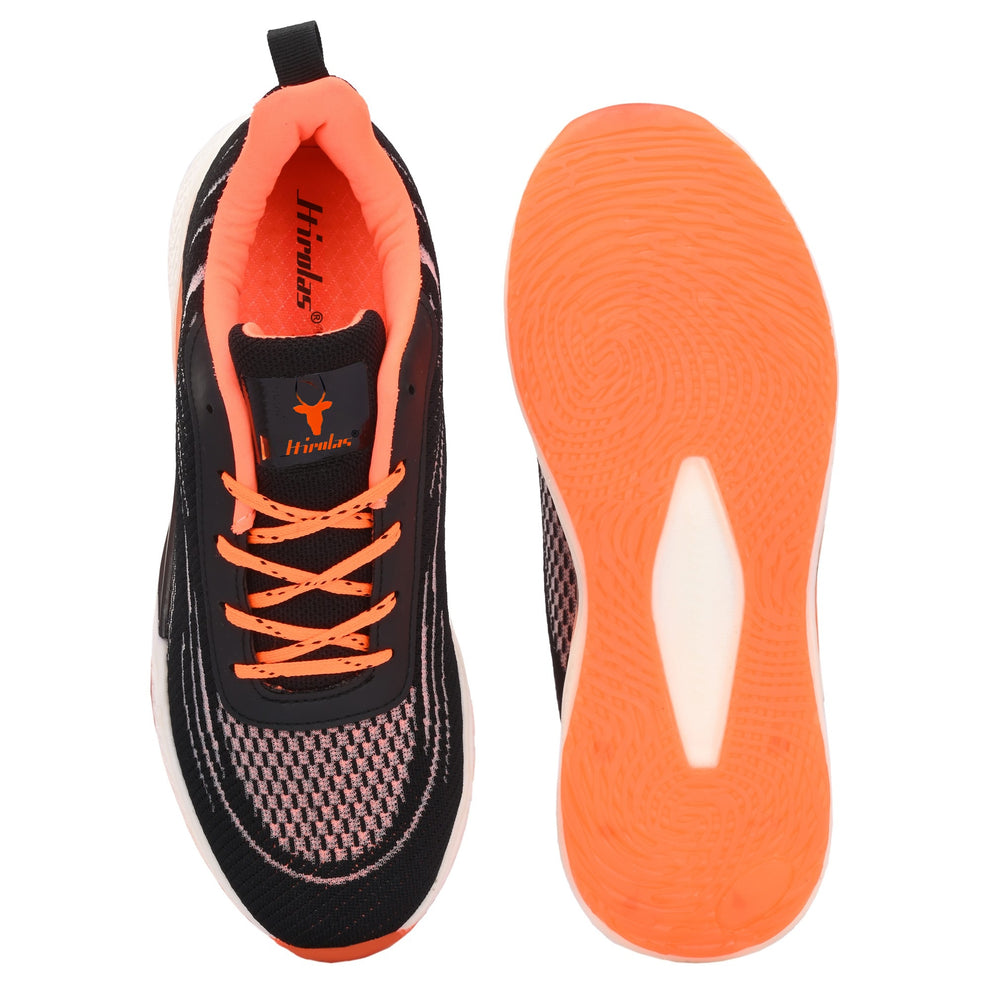 Men's Cloudwalk Knitted Running Sneakers Sport Shoes Black