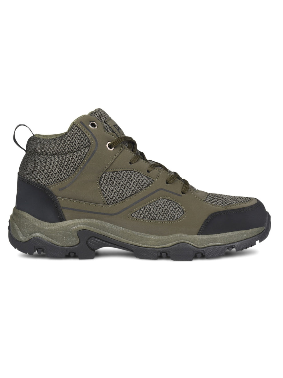 Men's Outdoor Walking & Trekking Ankle Shoes - Olive