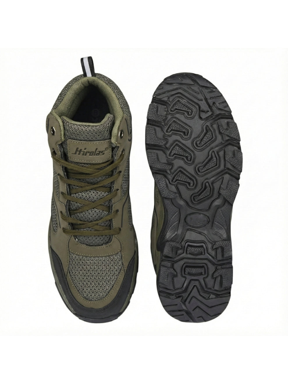 Men's Outdoor Walking & Trekking Ankle Shoes - Olive