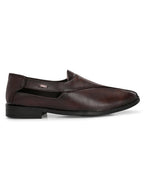Men's Peshawari Shoe Style Vegan Leather Roman Ethnic Sandal | Premium Party Wear - Brown