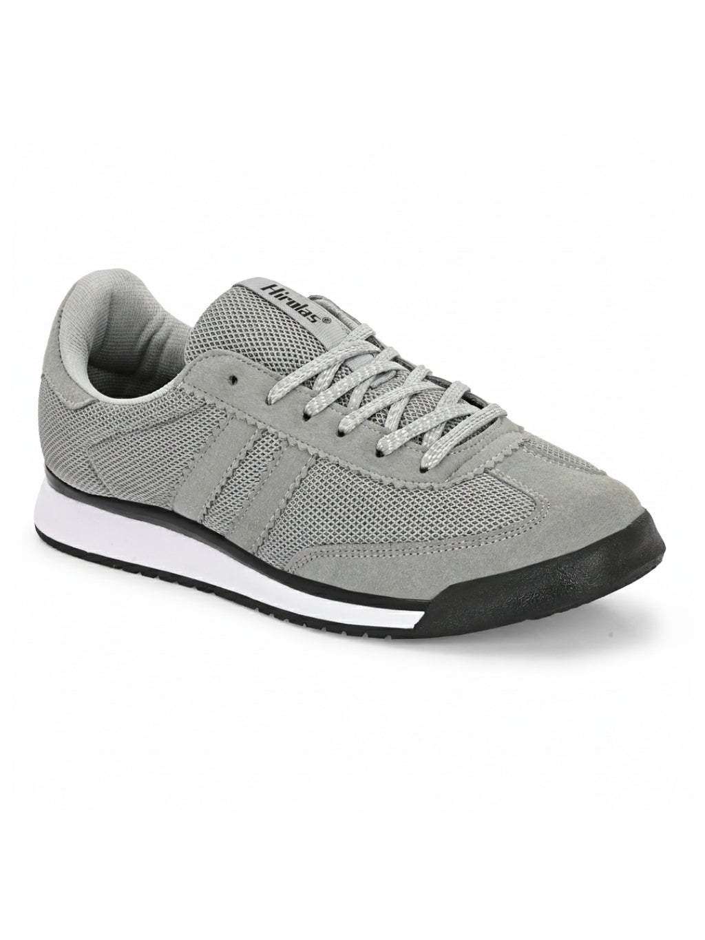 Men’s Grey Running Shoes  Lightweight Breathable (HRLSN01GRY)