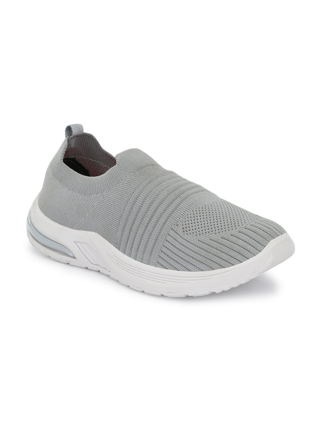 Men Casual Knitted Loafers - Light Grey (HRL2083LGY)
