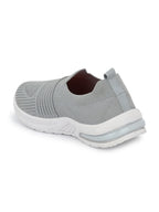 Men Casual Knitted Loafers - Light Grey (HRL2083LGY)