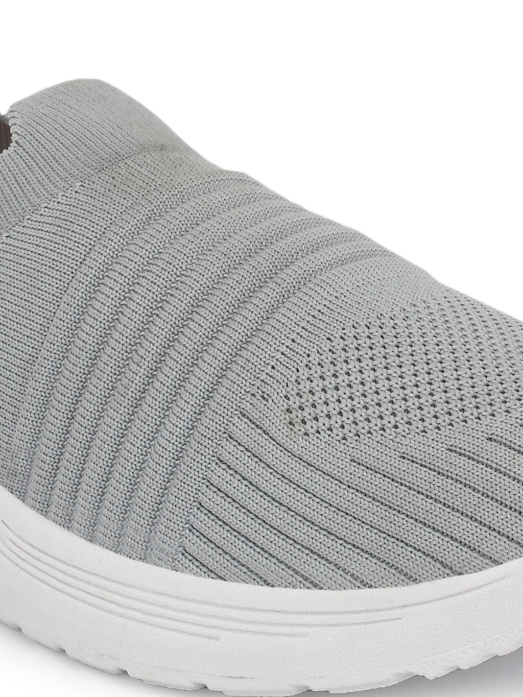 Men Casual Knitted Loafers - Light Grey (HRL2083LGY)