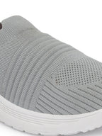 Men Casual Knitted Loafers - Light Grey (HRL2083LGY)