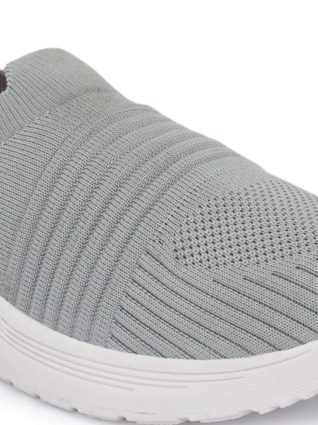Men Casual Knitted Loafers - Light Grey (HRL2083LGY)