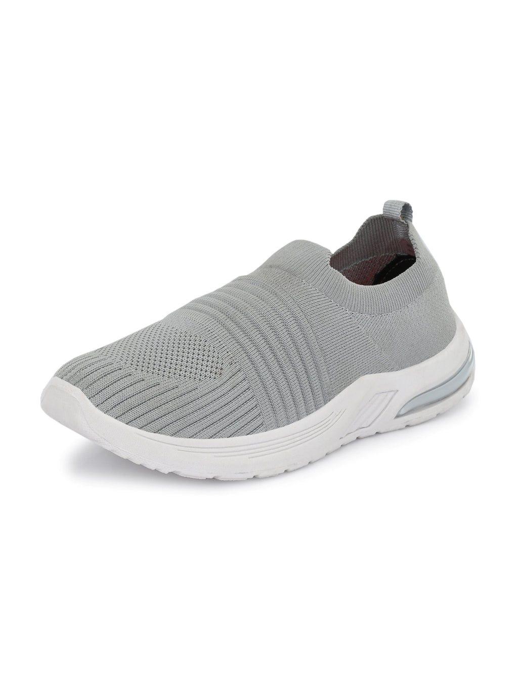 Men Casual Knitted Loafers - Light Grey (HRL2083LGY)