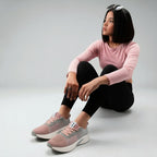 Casual Running Shoes Walking Jogging Gym Sneakers Comfortable Breathable Trainers Athletic Sports Shoes for women - Pink