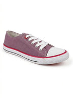 vulcanized Skateboard Sneaker Shoes for Women - Lavender