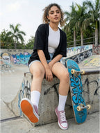 vulcanized Skateboard Sneaker Shoes for Women - Lavender