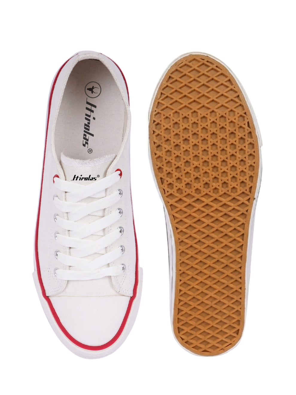 vulcanized Skateboard Sneaker Shoes for Women - White