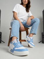 Urbania Women Everyday Comfort Sneaker_Shoes - White/Blue