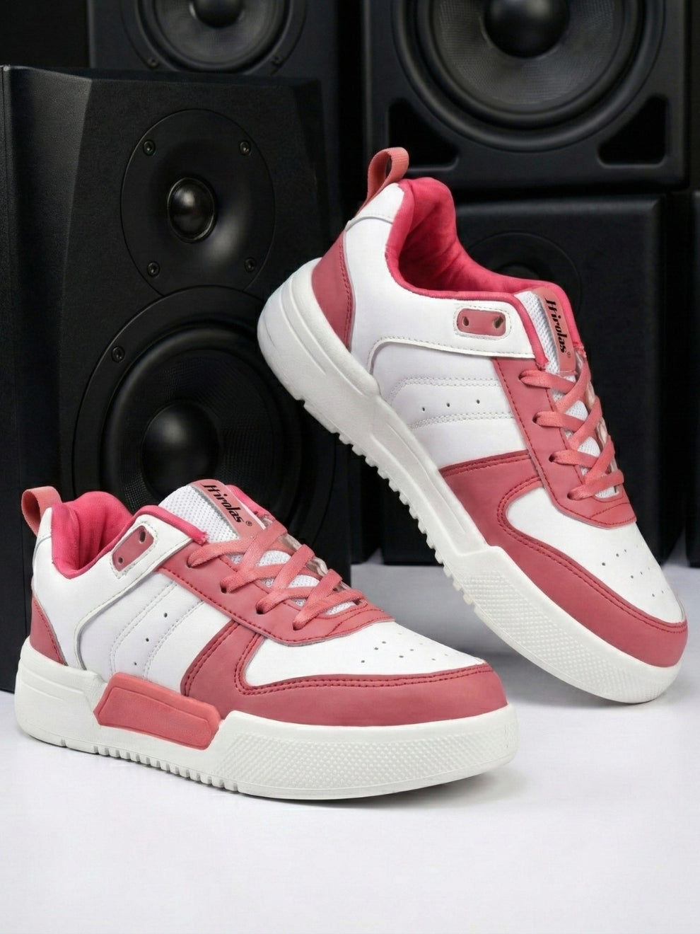 Urbania Women Everyday Comfort Sneaker_Shoes - White/Pink