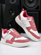 Urbania Women Everyday Comfort Sneaker_Shoes - White/Pink