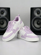 Urbania Women Everyday Comfort Sneaker_Shoes - White/Purple