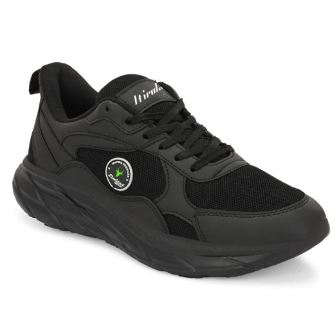 Velocity Men's Walking Running Fitness Athletic Training Gym Fashion Sport Shoes Black