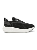 FlexKnit Men Running Black Sports Shoes