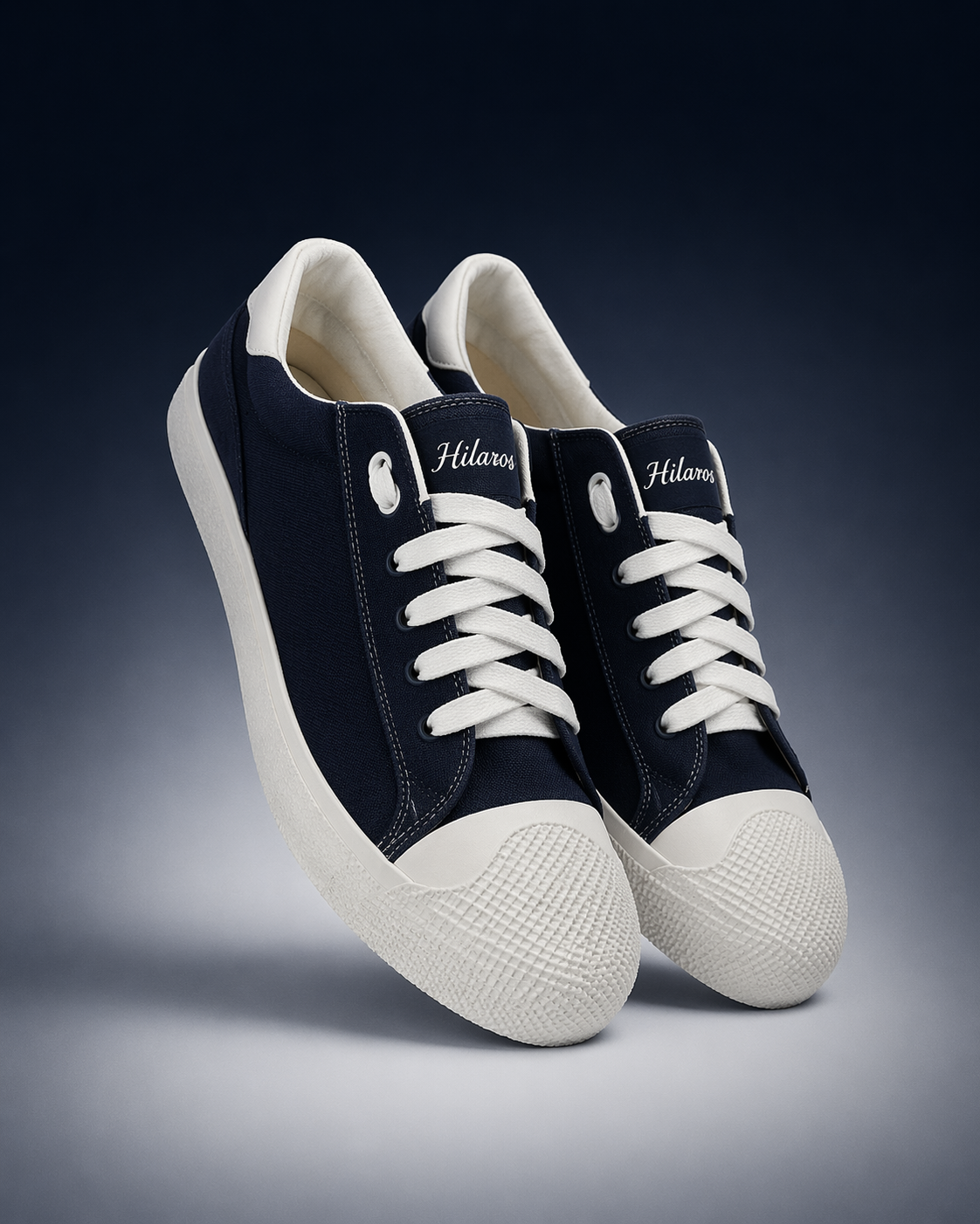 Vulcanised Skateboard Sneakers Shoes for Men - Blue (HRL2076BLU)