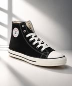 Vulcanised Skateboard Sneakers Shoes for Men  (HRL2077BLK)