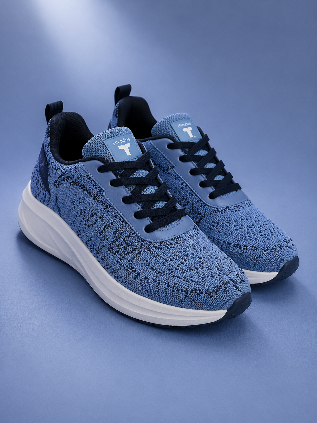FlexKnit Sports Running Sneakers Shoes. - Blue (HRL2085BlU)