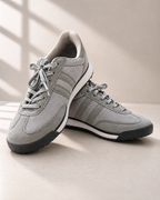 Men’s Grey Running Shoes  Lightweight Breathable (HRLSN01GRY)